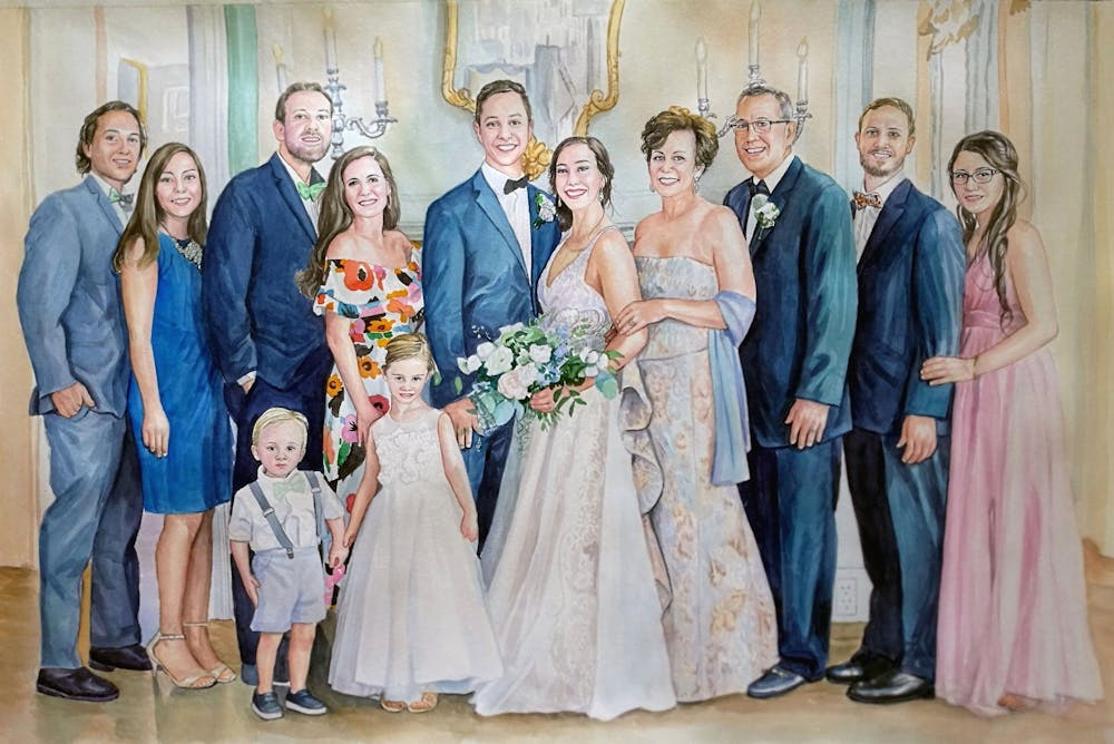 Artist-Rendered Painting