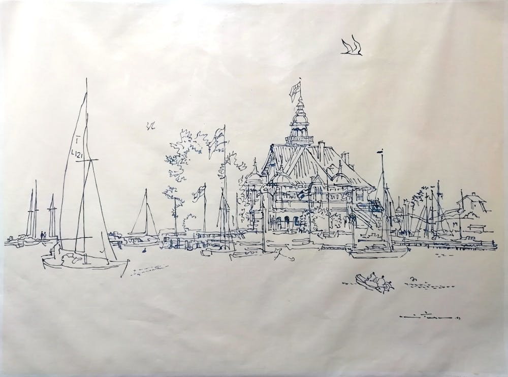 Artist-Rendered Painting