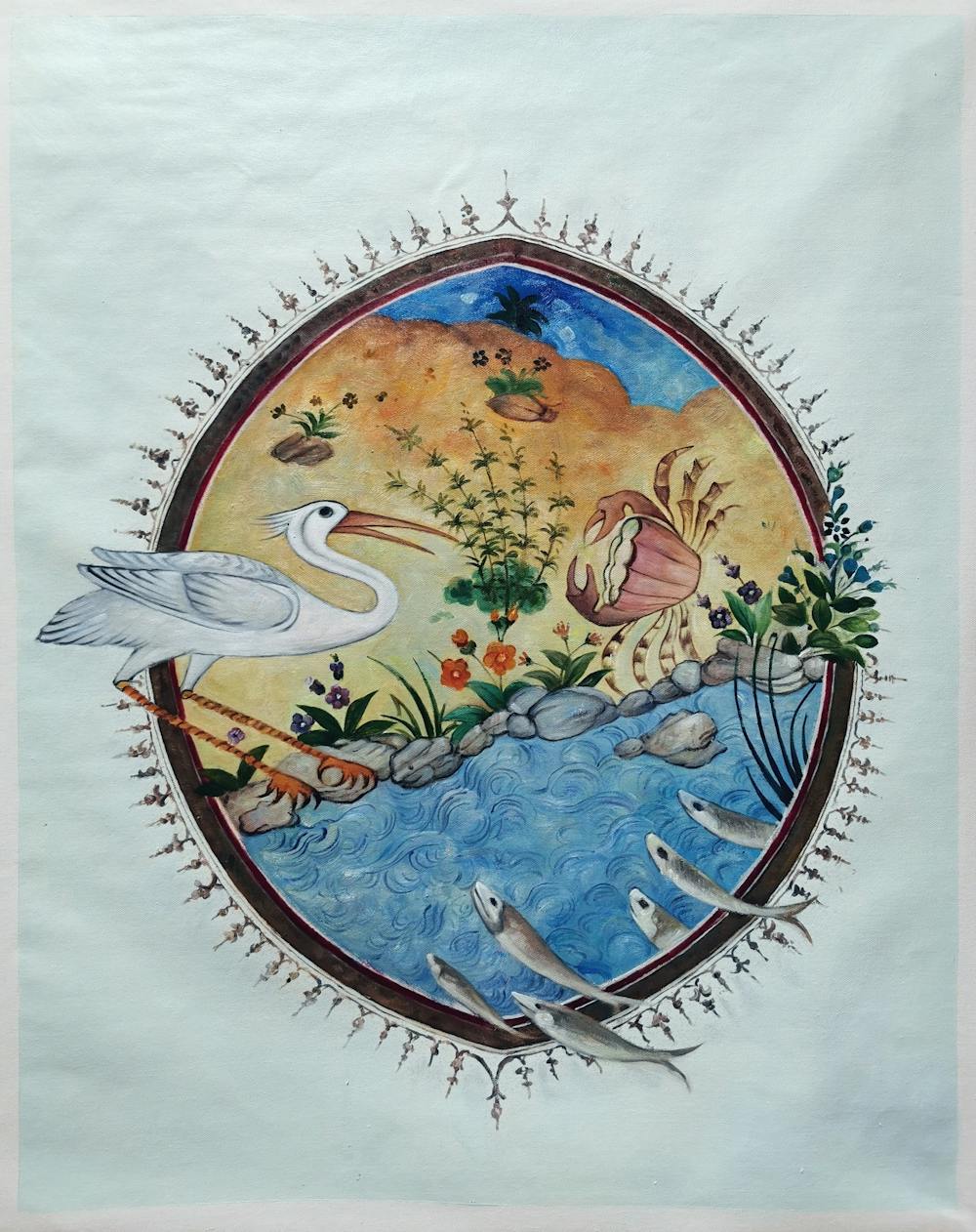 Artist-Rendered Painting