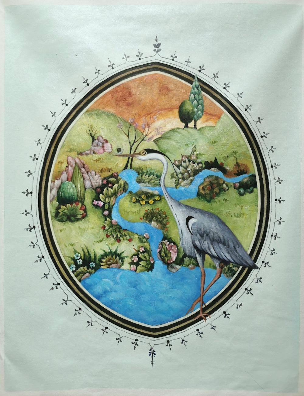 Artist-Rendered Painting