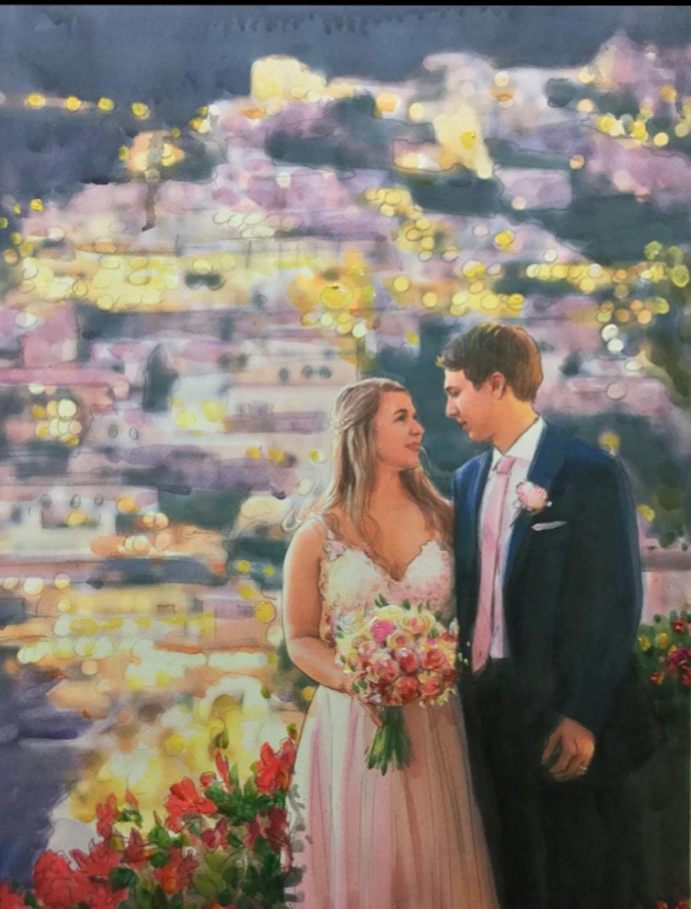 Artist-Rendered Painting