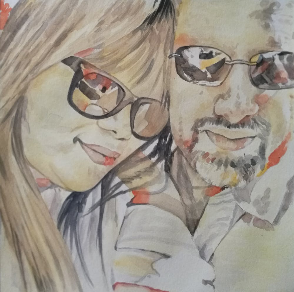 Artist-Rendered Painting