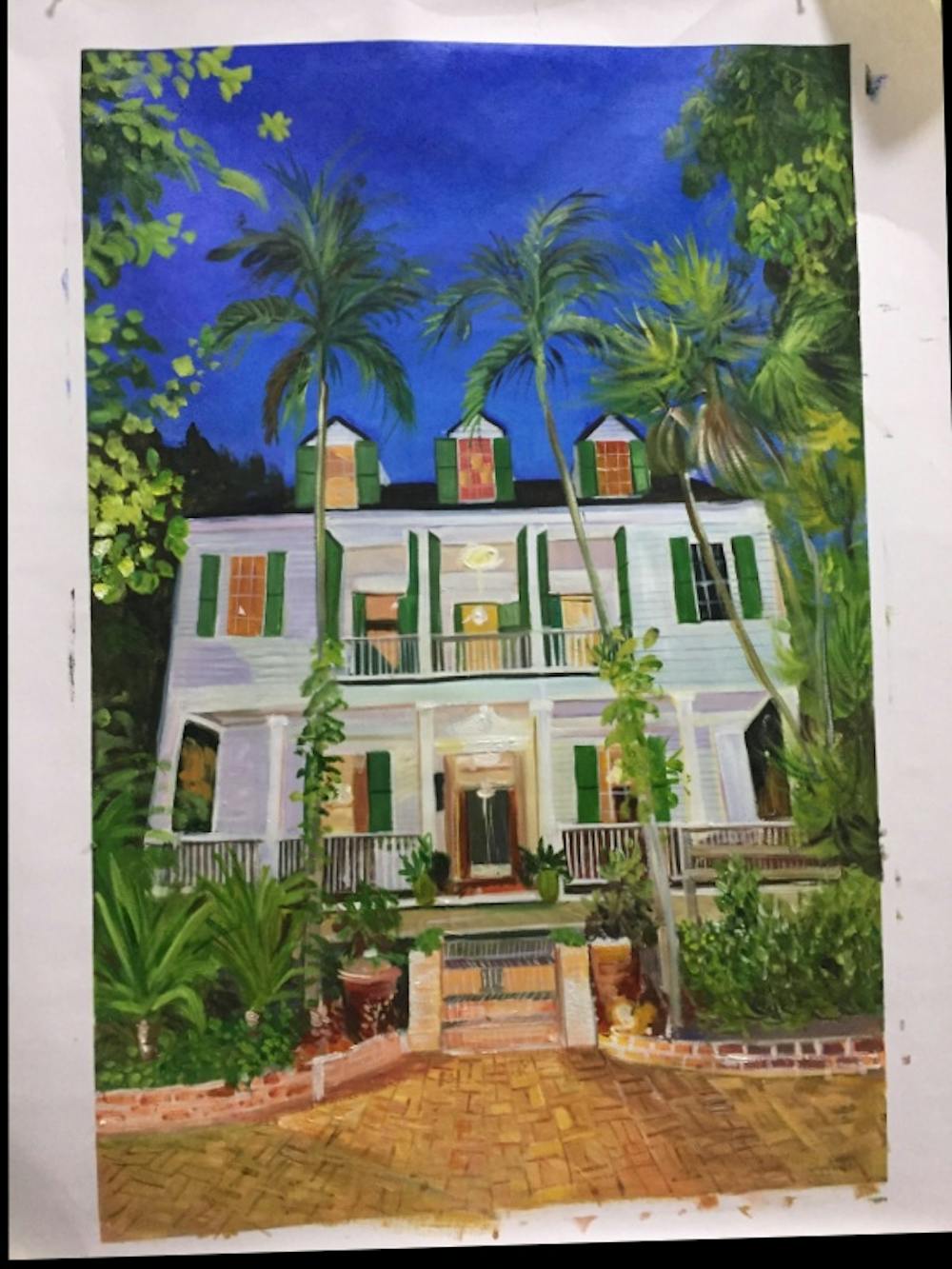 Artist-Rendered Painting