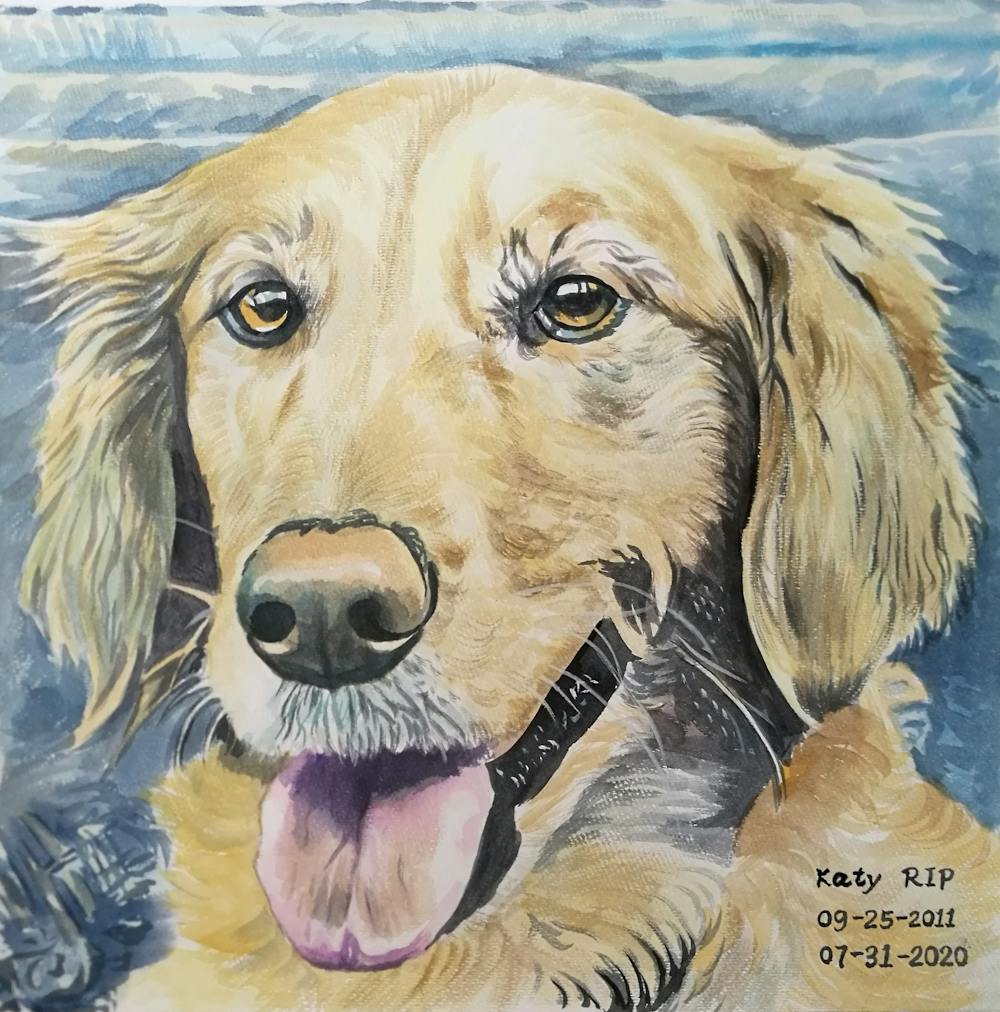 Artist-Rendered Painting