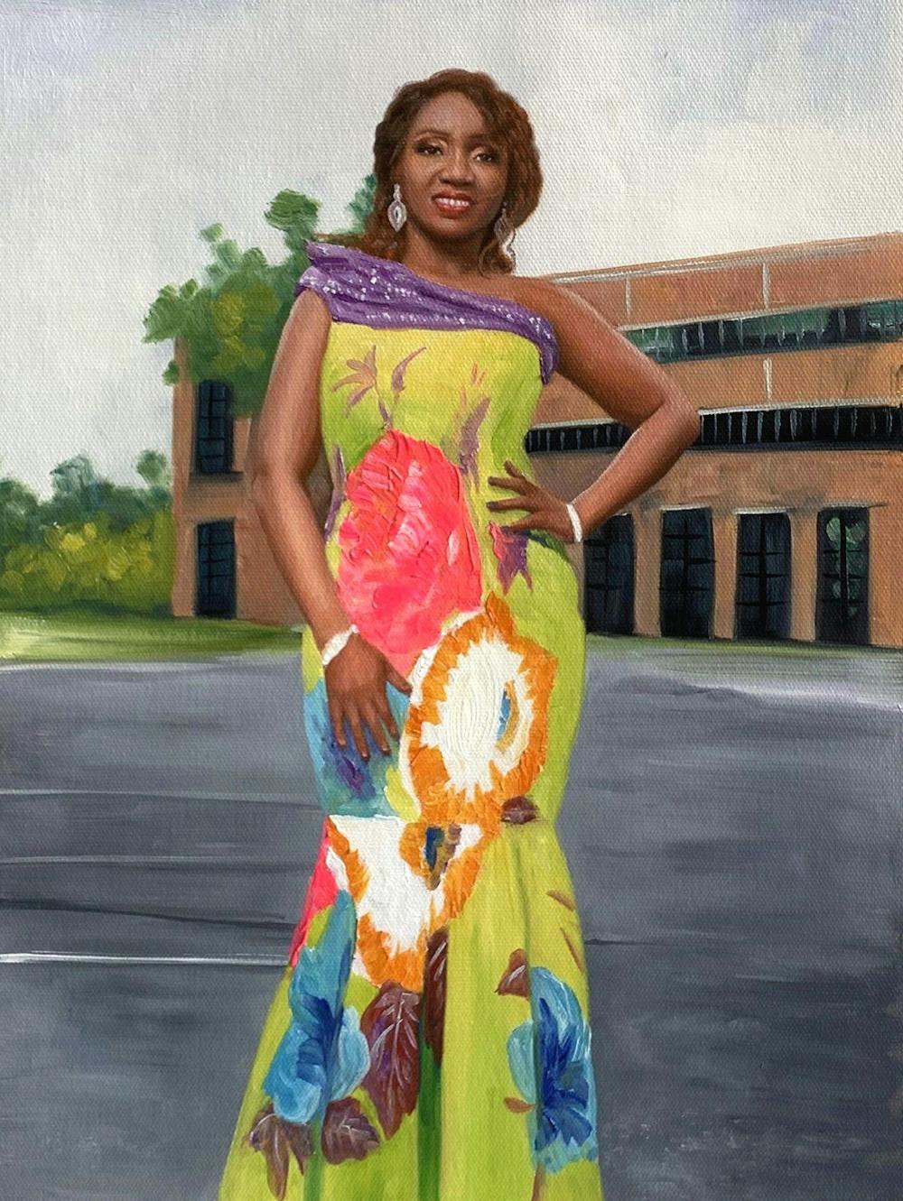 Artist-Rendered Painting