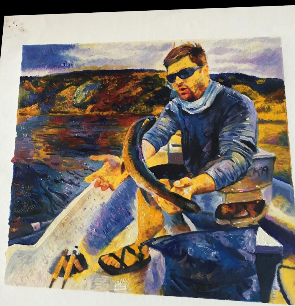 Artist-Rendered Painting