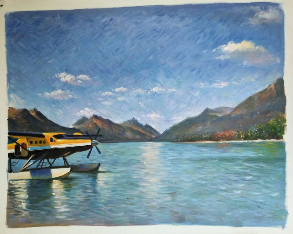 Artist-Rendered Painting