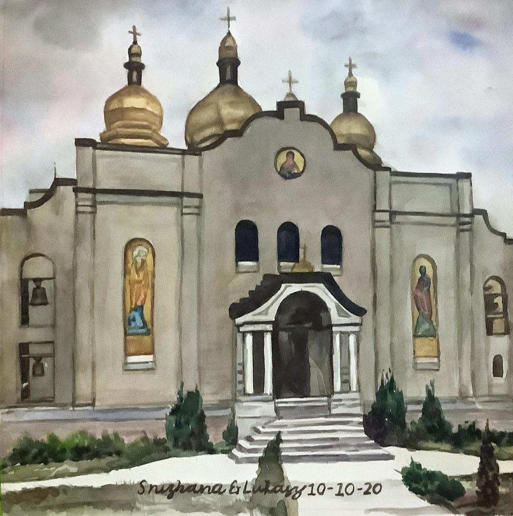 Artist-Rendered Painting