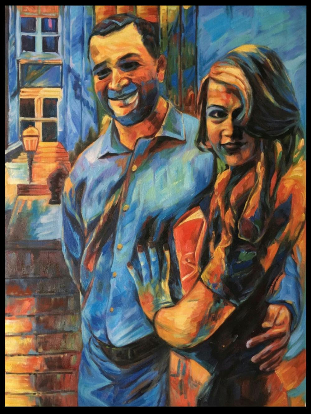 Artist-Rendered Painting