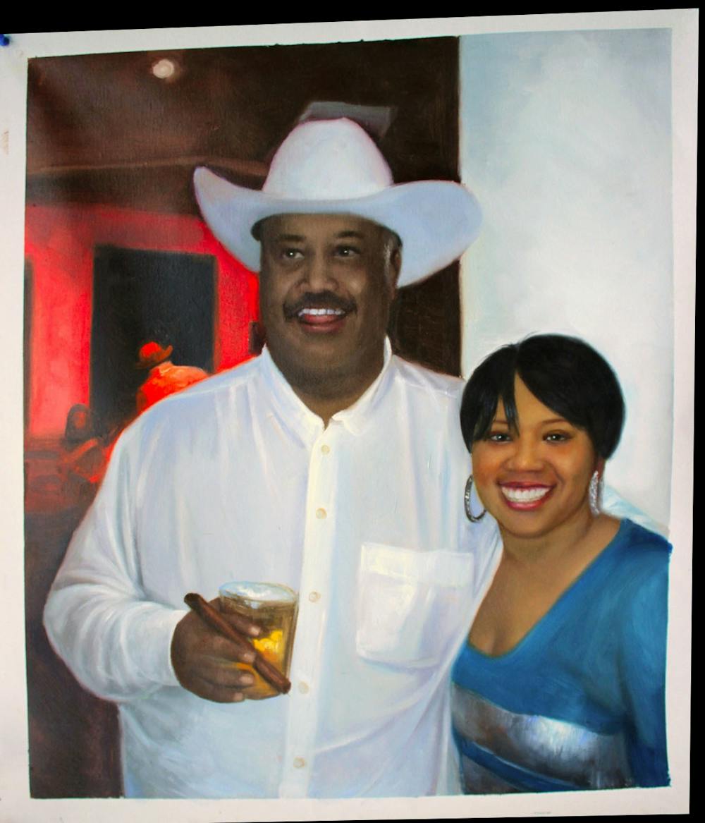 Artist-Rendered Painting