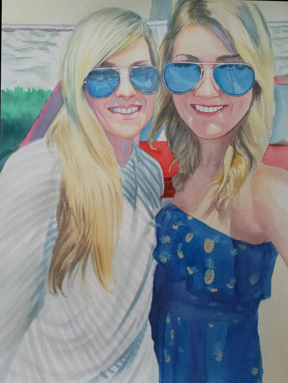 Artist-Rendered Painting