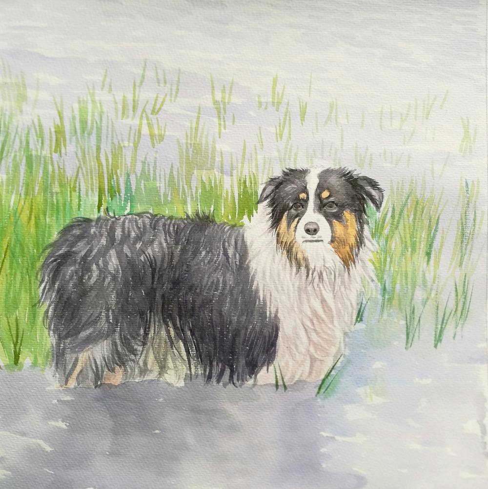 Artist-Rendered Painting