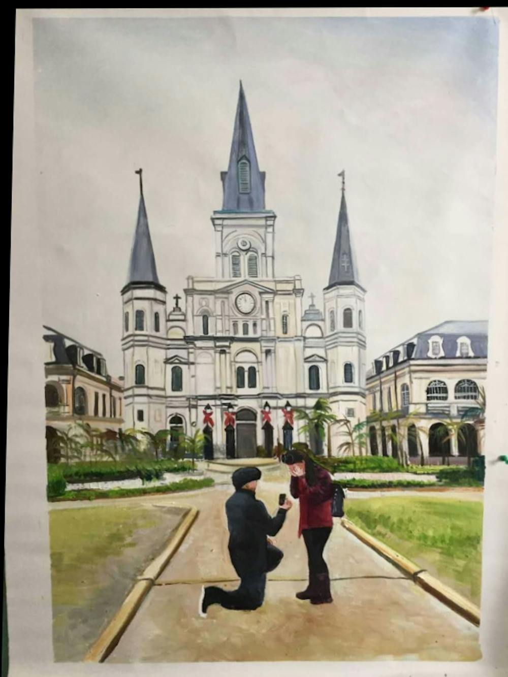 Artist-Rendered Painting