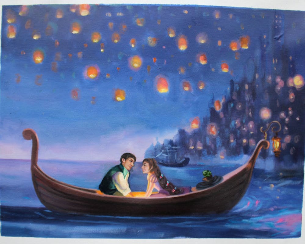 Artist-Rendered Painting