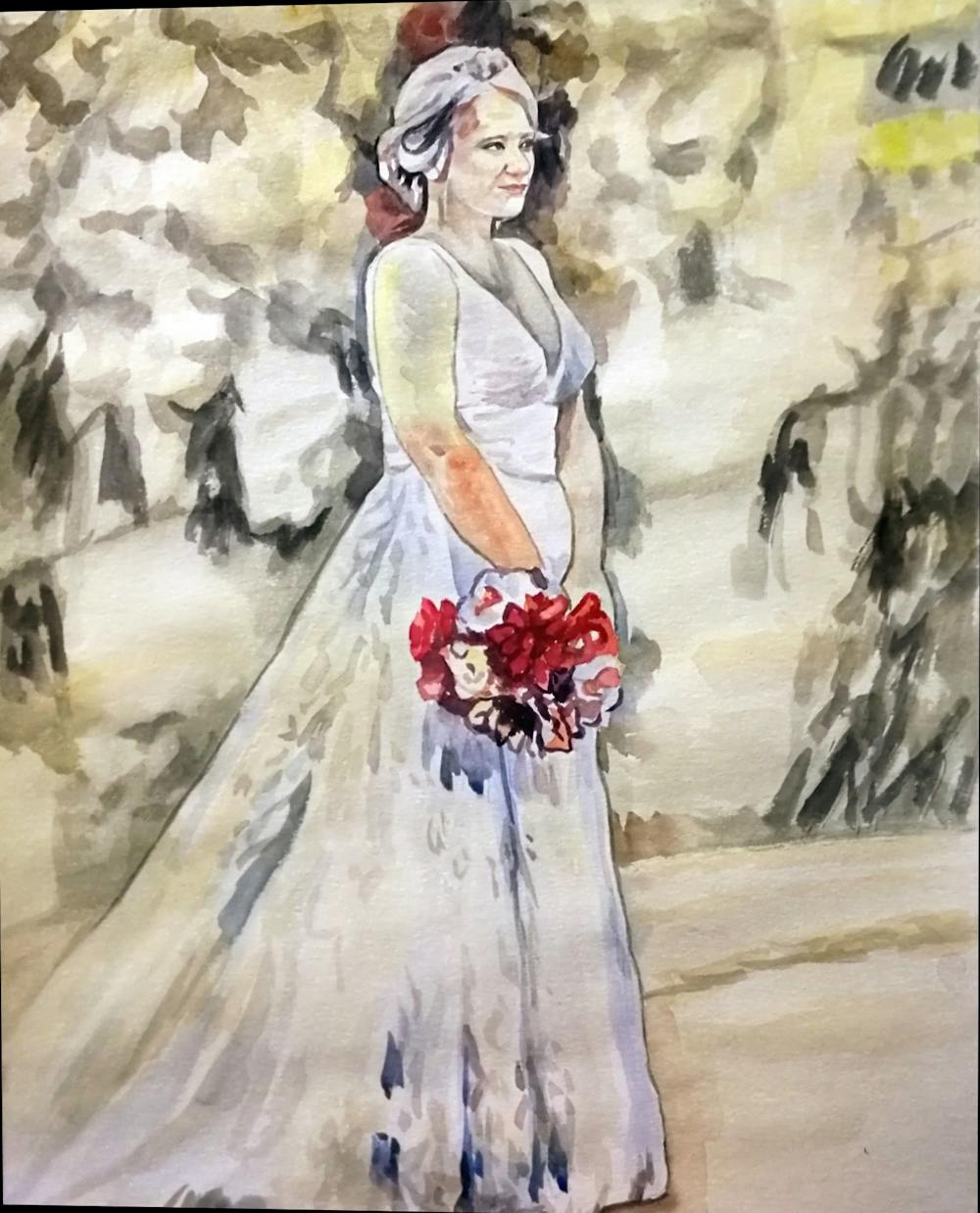 Artist-Rendered Painting