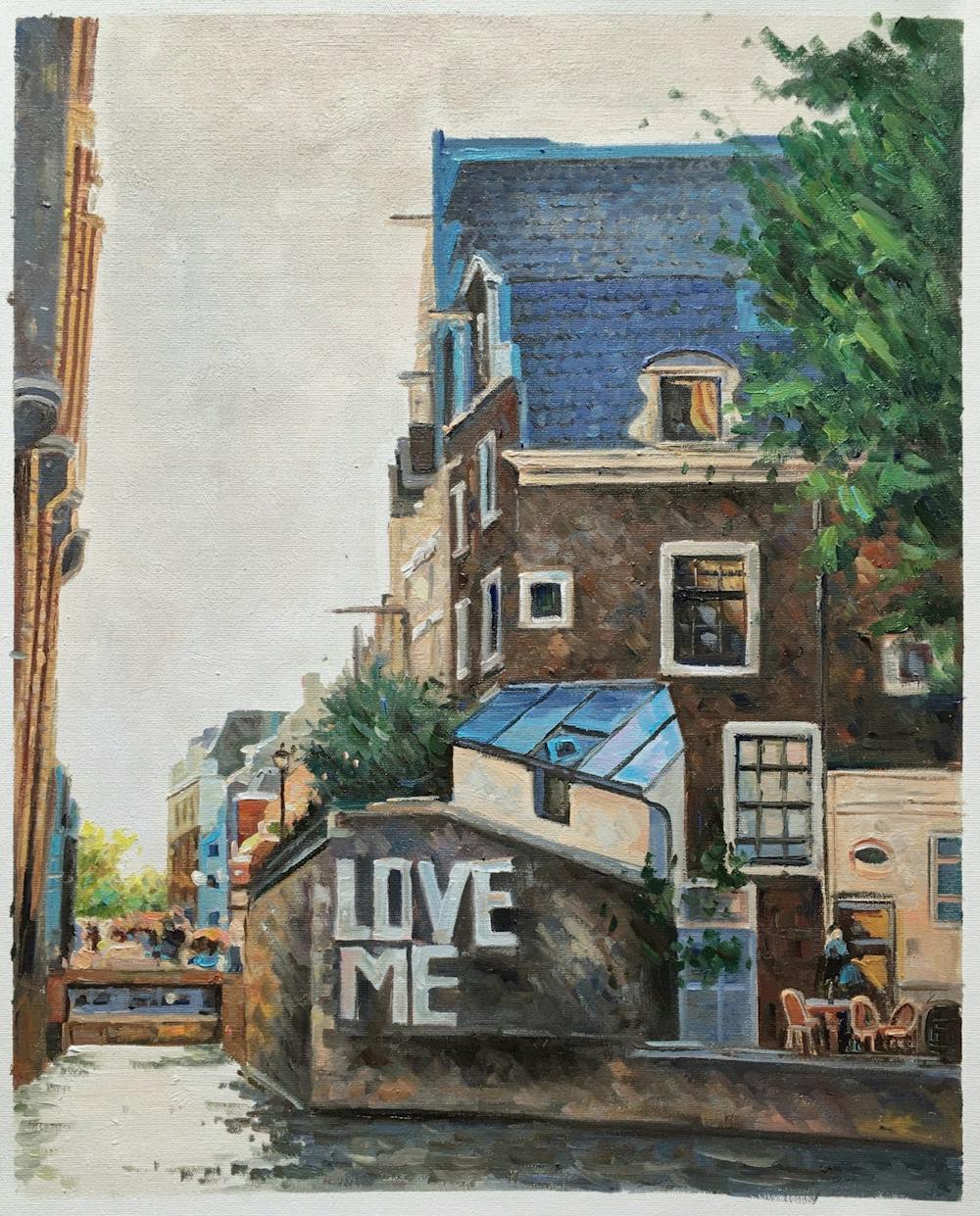 Artist-Rendered Painting