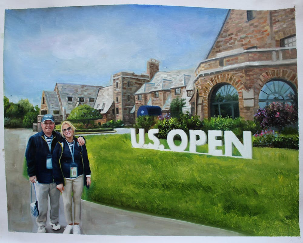 Artist-Rendered Painting