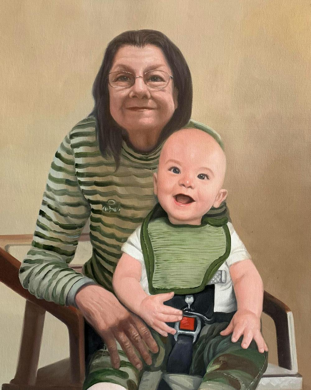 Artist-Rendered Painting