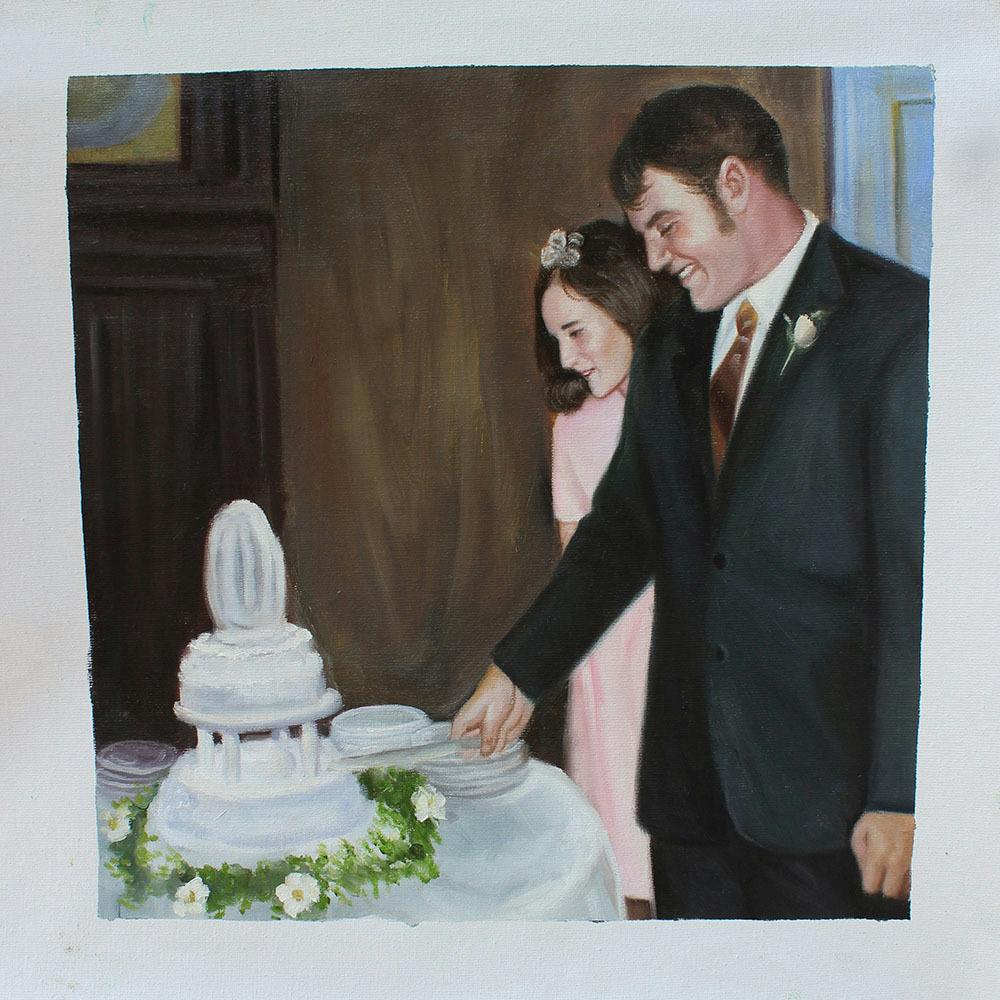 Artist-Rendered Painting