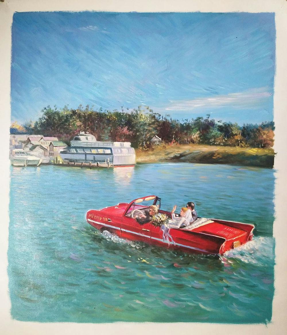 Artist-Rendered Painting