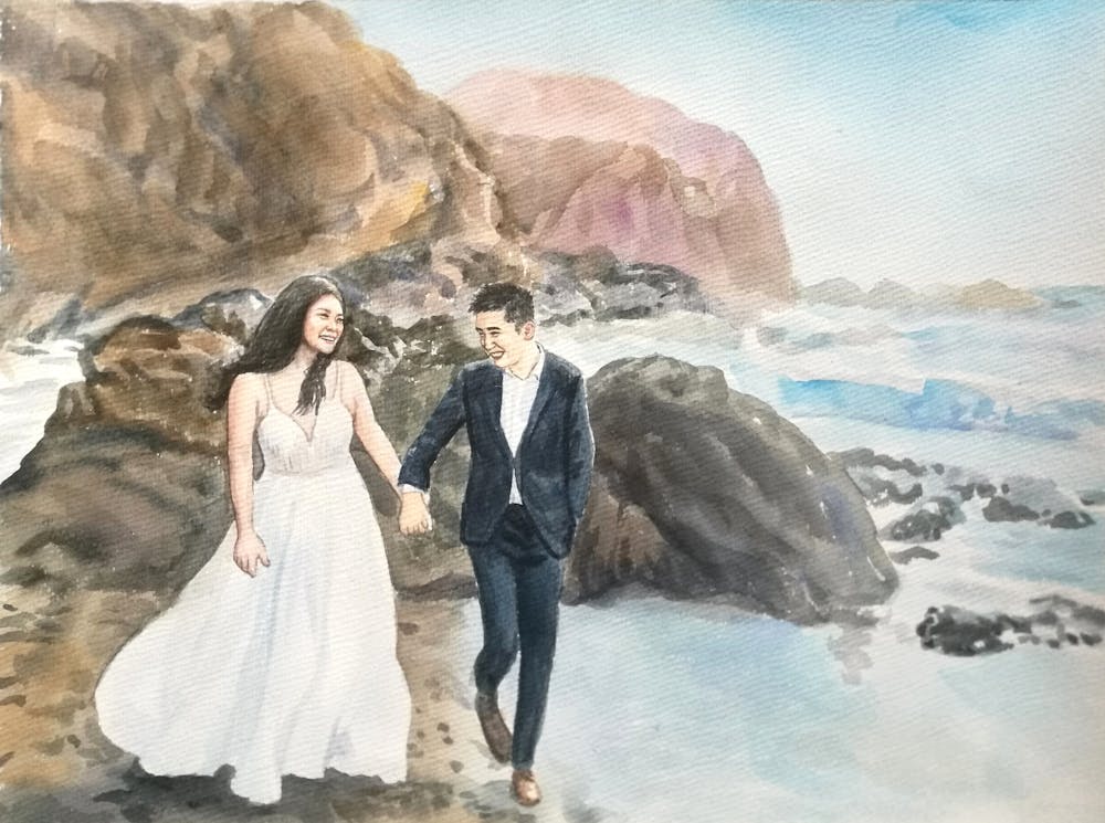 Artist-Rendered Painting