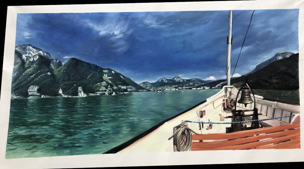 Artist-Rendered Painting