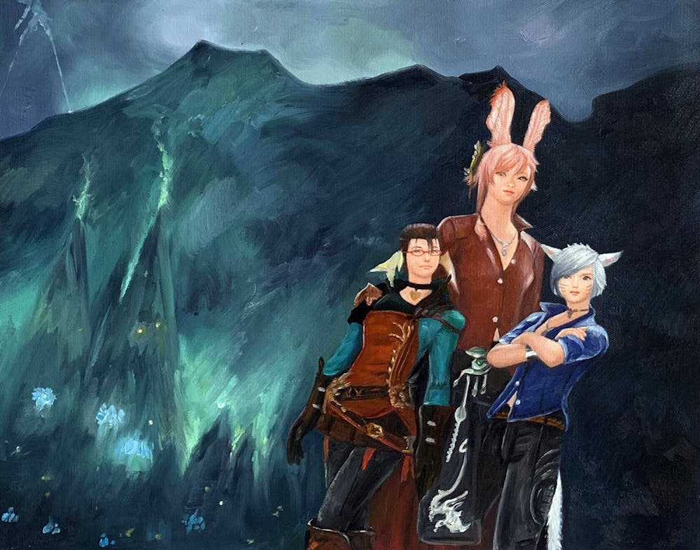 Artist-Rendered Painting