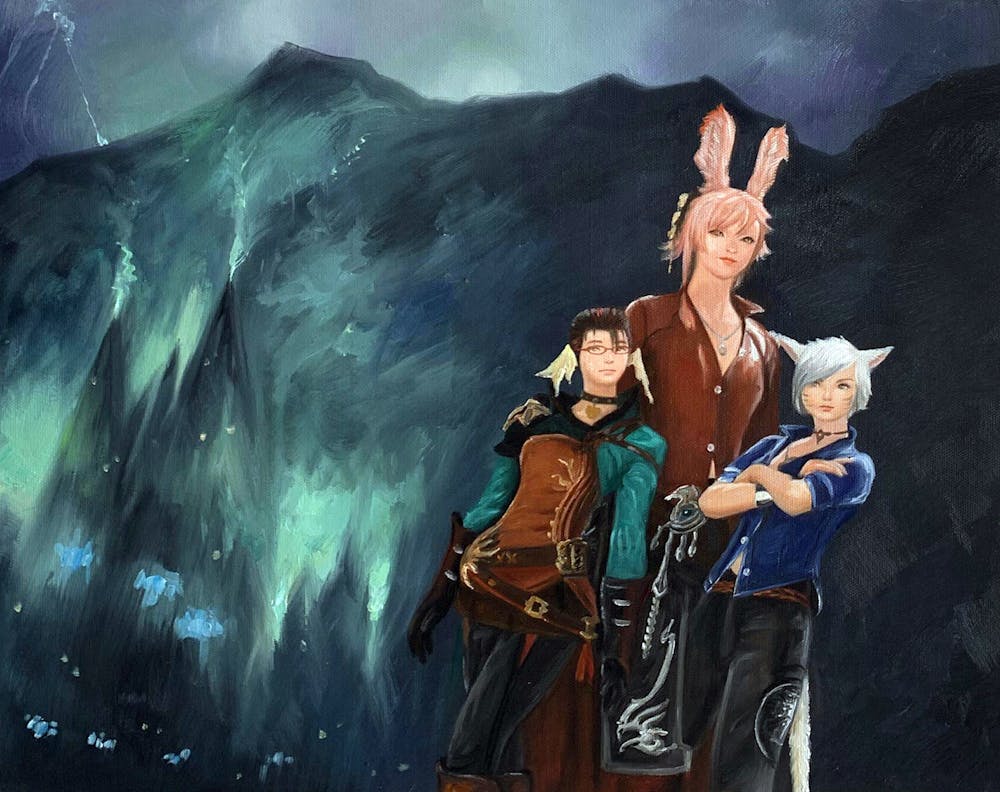 Artist-Rendered Painting