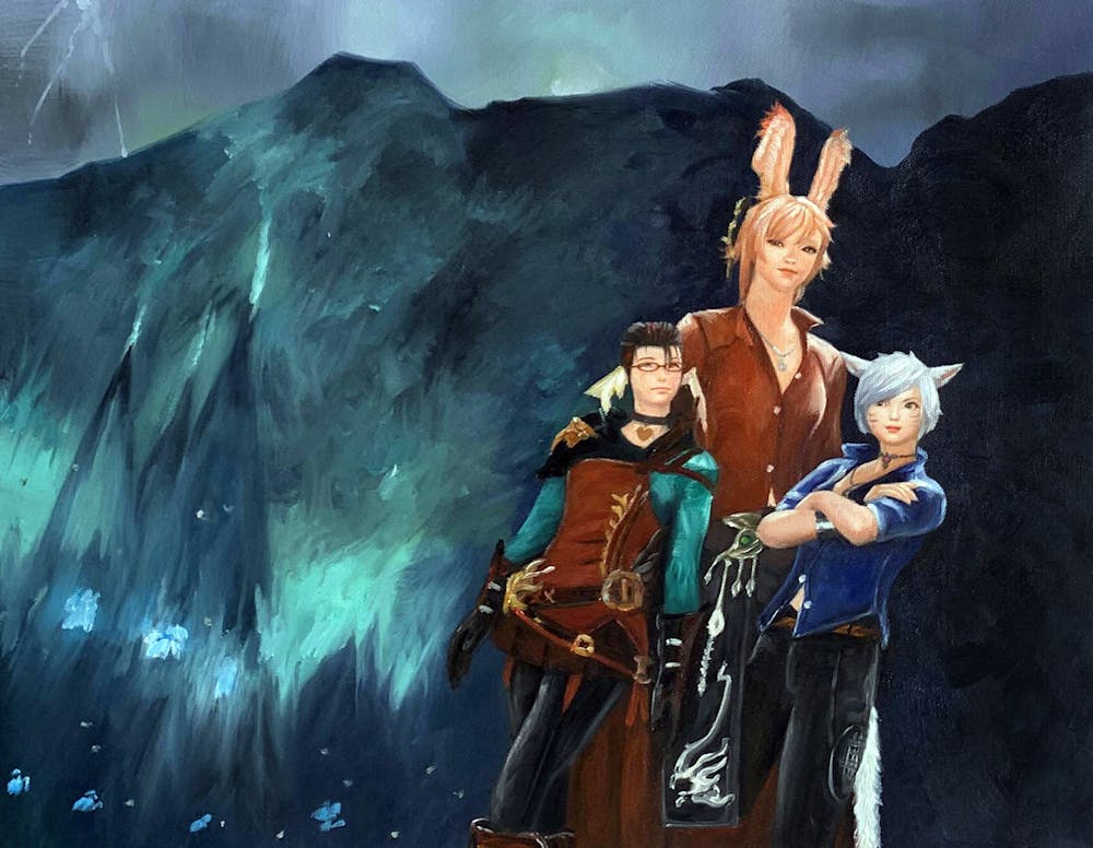 Artist-Rendered Painting