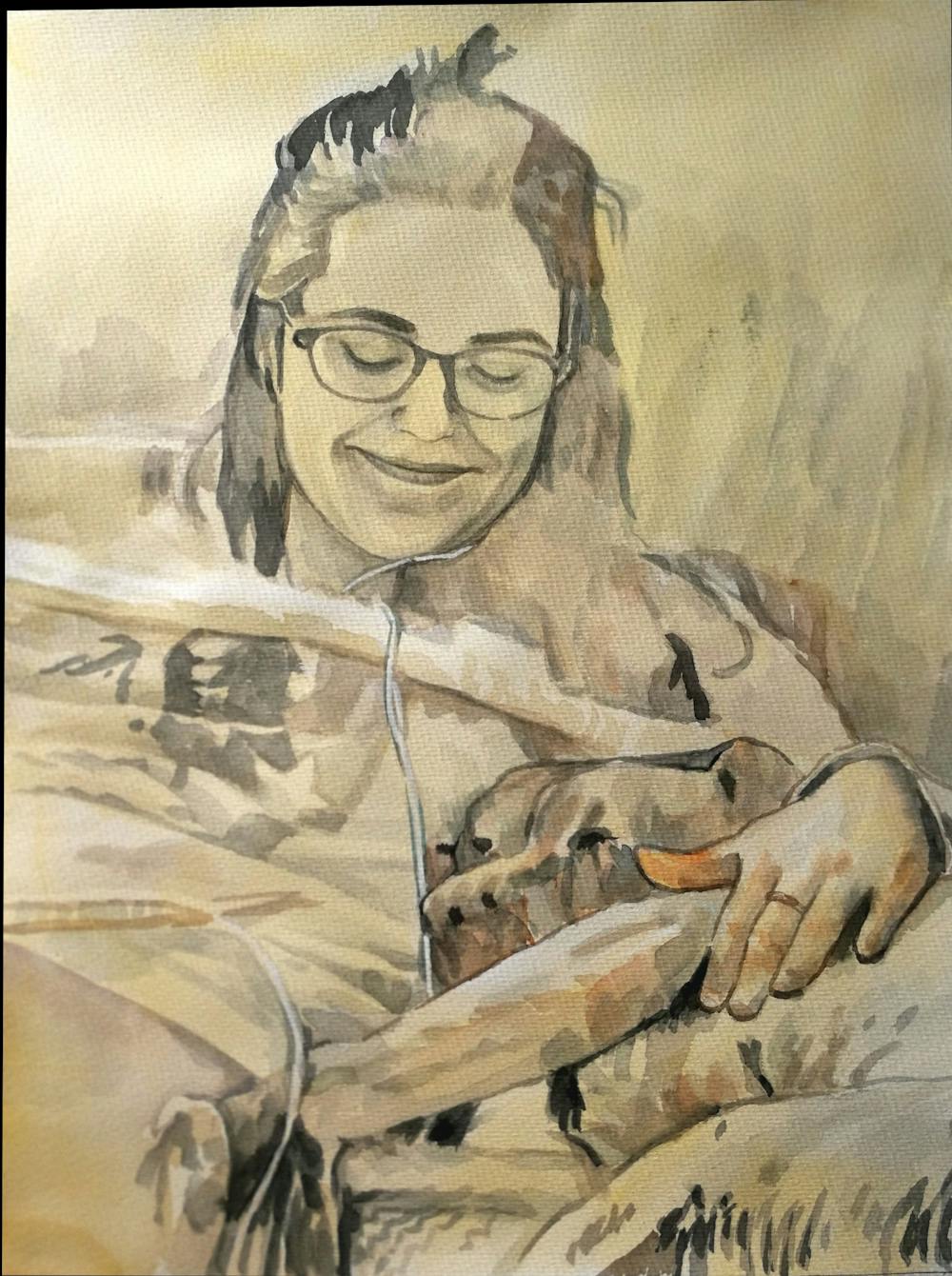 Artist-Rendered Painting