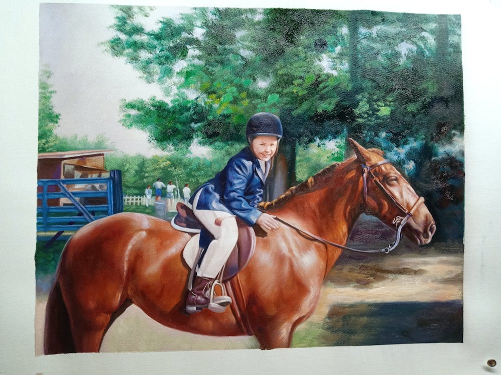 Artist-Rendered Painting