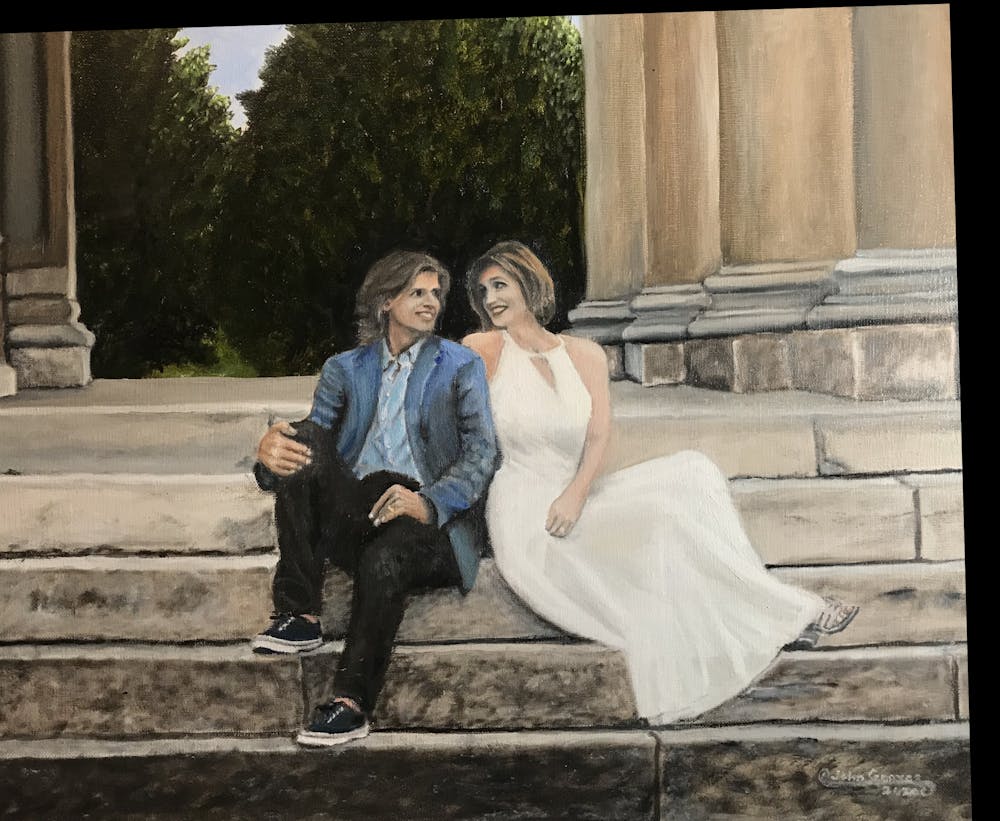 Artist-Rendered Painting