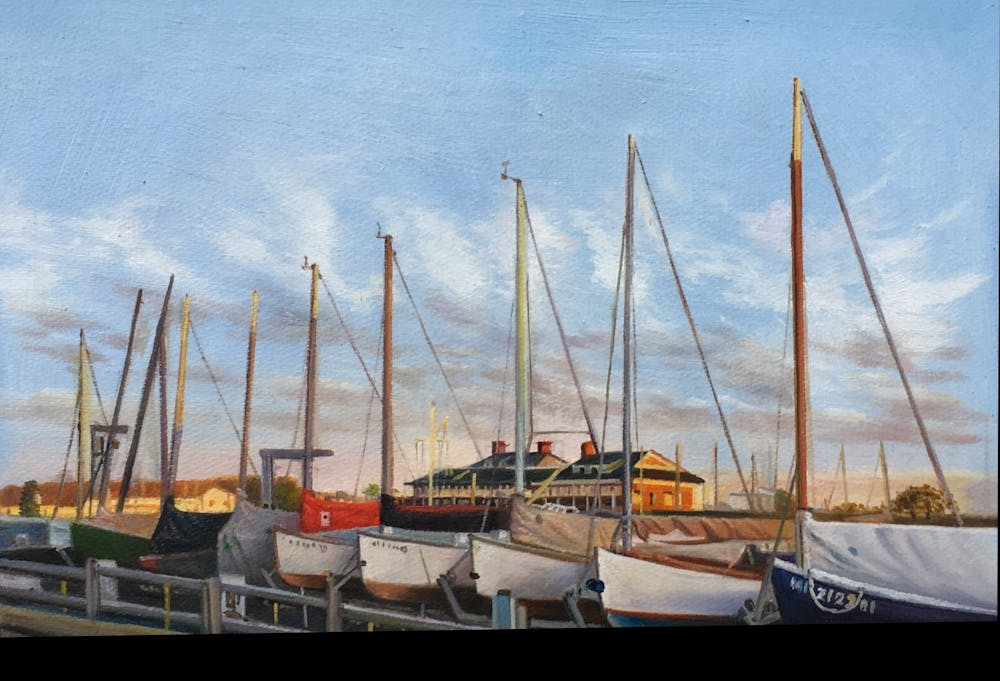 Artist-Rendered Painting