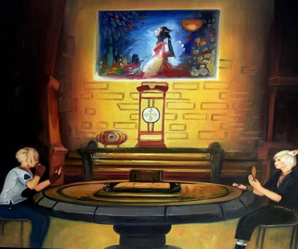 Artist-Rendered Painting