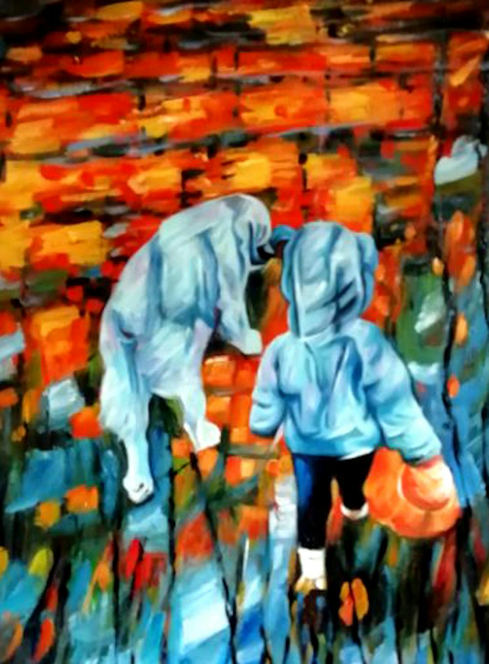 Artist-Rendered Painting