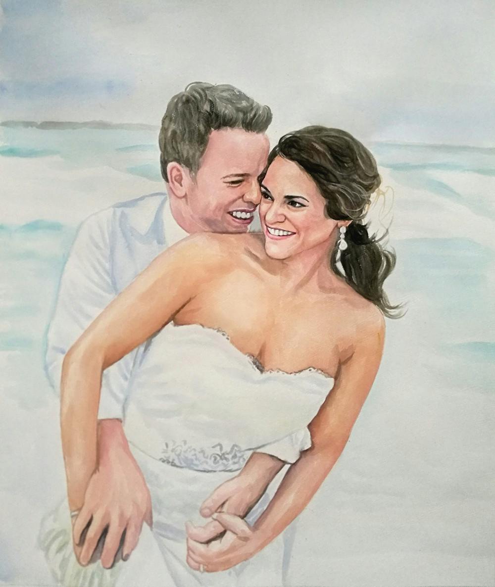 Artist-Rendered Painting