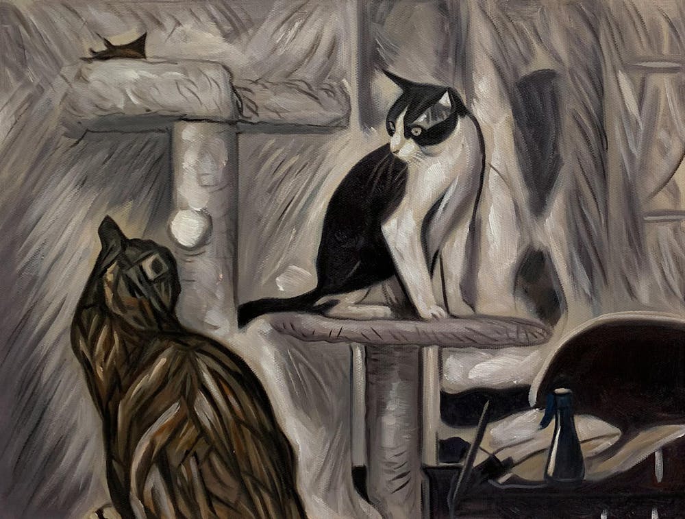 Artist-Rendered Painting