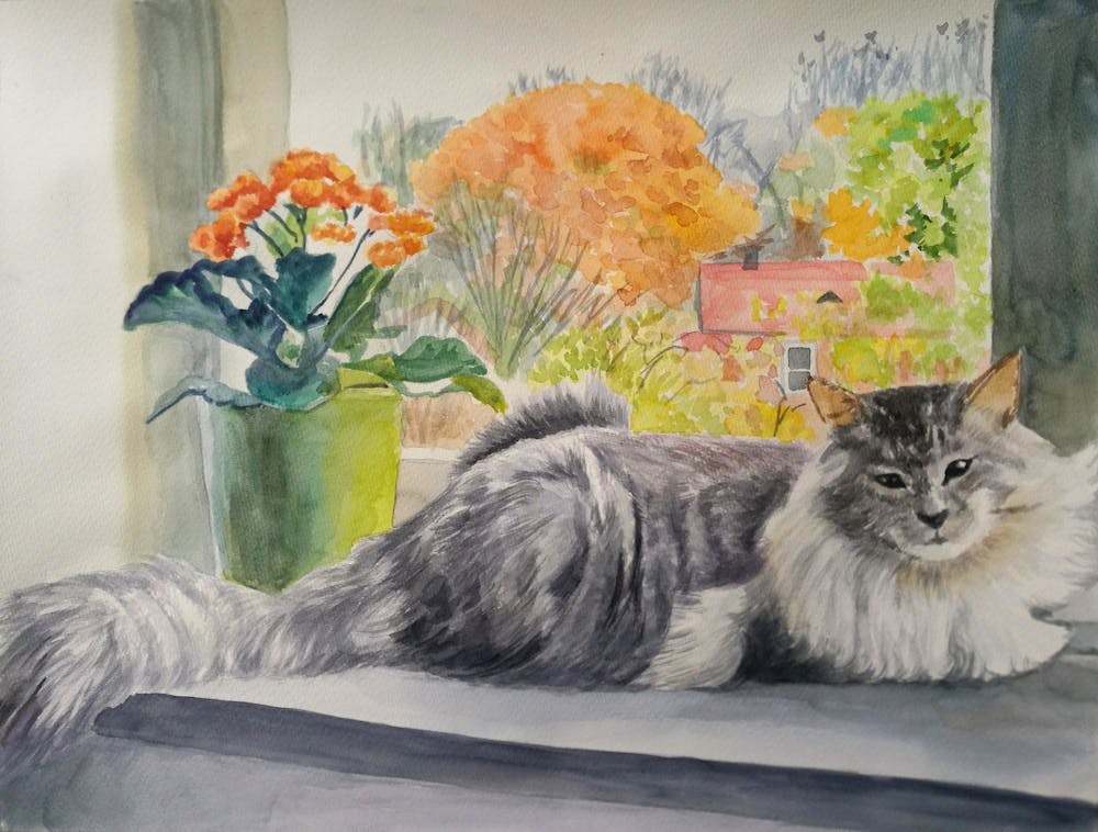 Artist-Rendered Painting