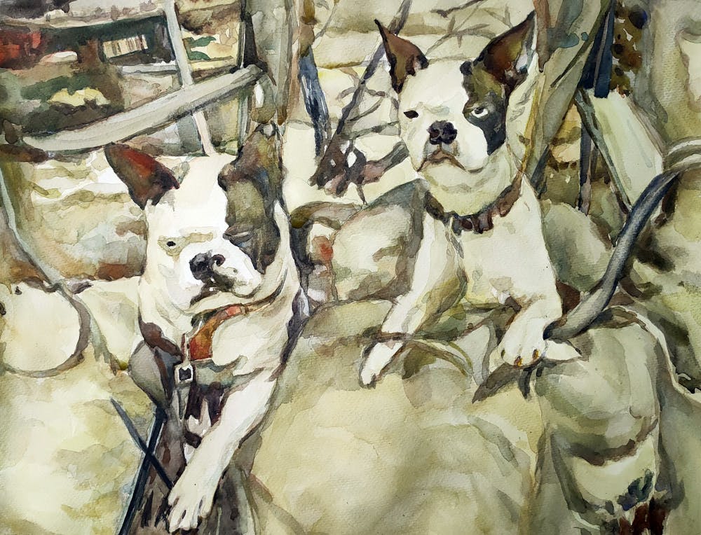 Artist-Rendered Painting