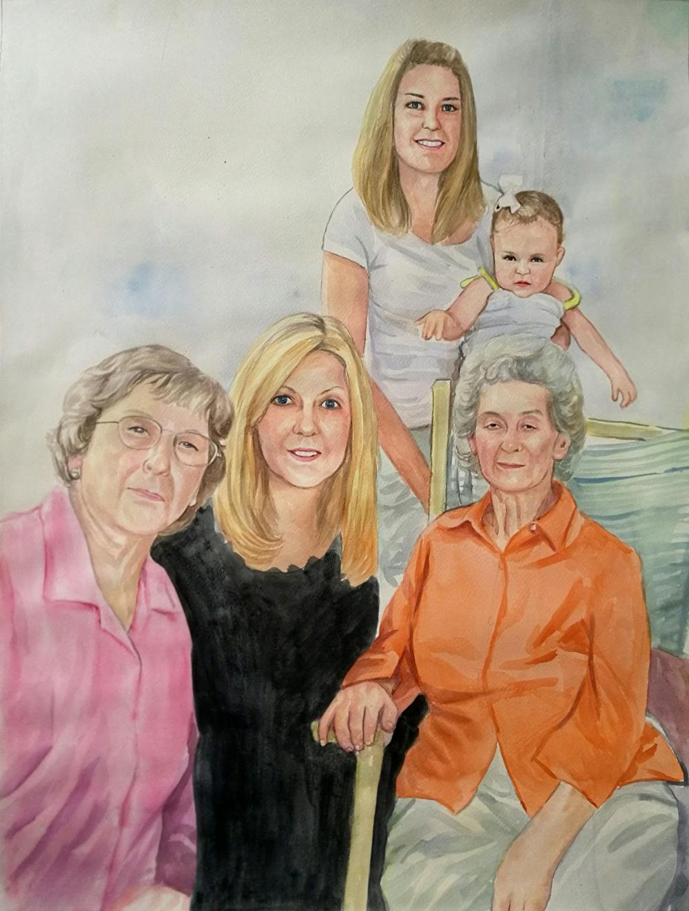 Artist-Rendered Painting