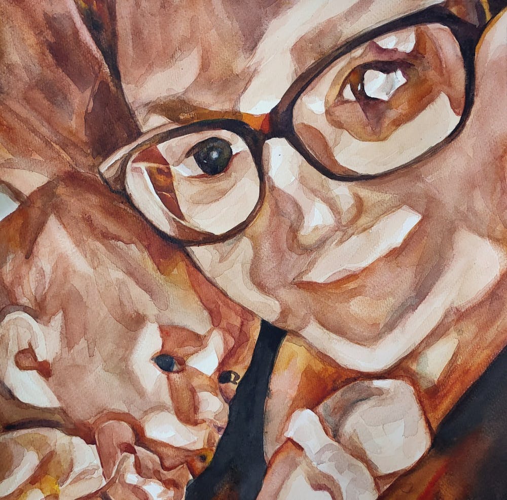 Artist-Rendered Painting