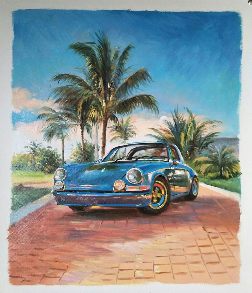 Artist-Rendered Painting