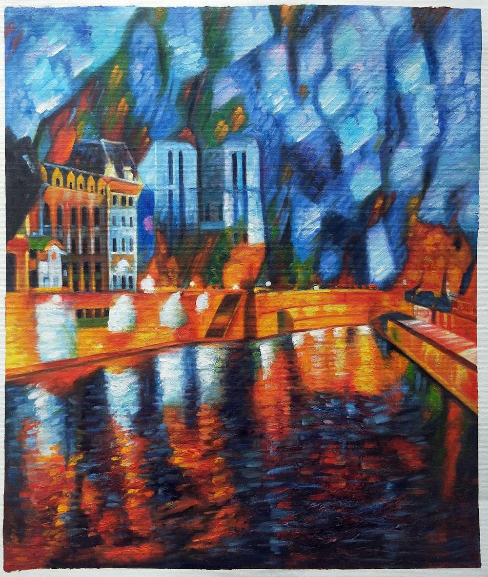 Artist-Rendered Painting