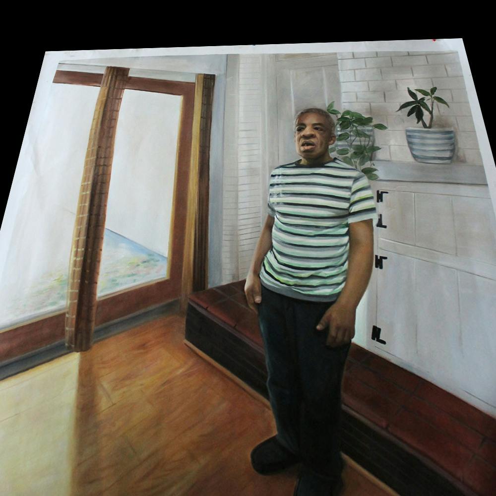 Artist-Rendered Painting