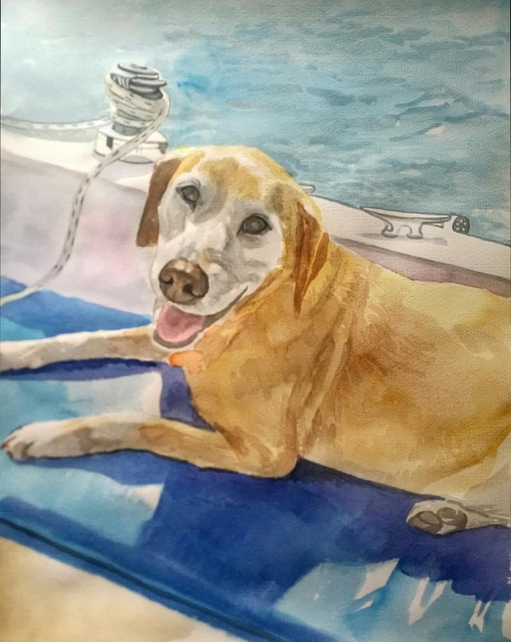 Artist-Rendered Painting