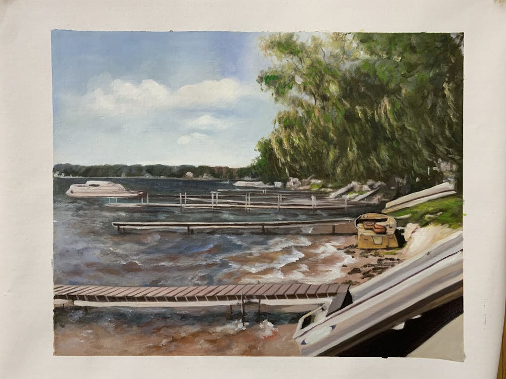 Artist-Rendered Painting