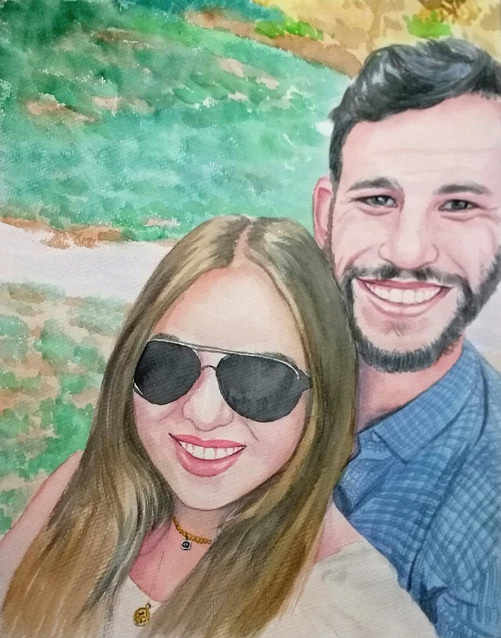 Artist-Rendered Painting