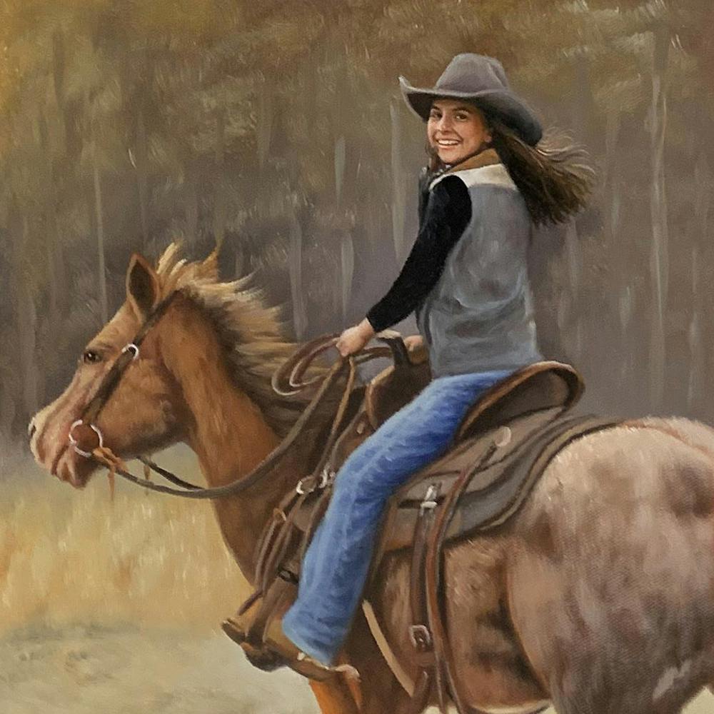 Artist-Rendered Painting