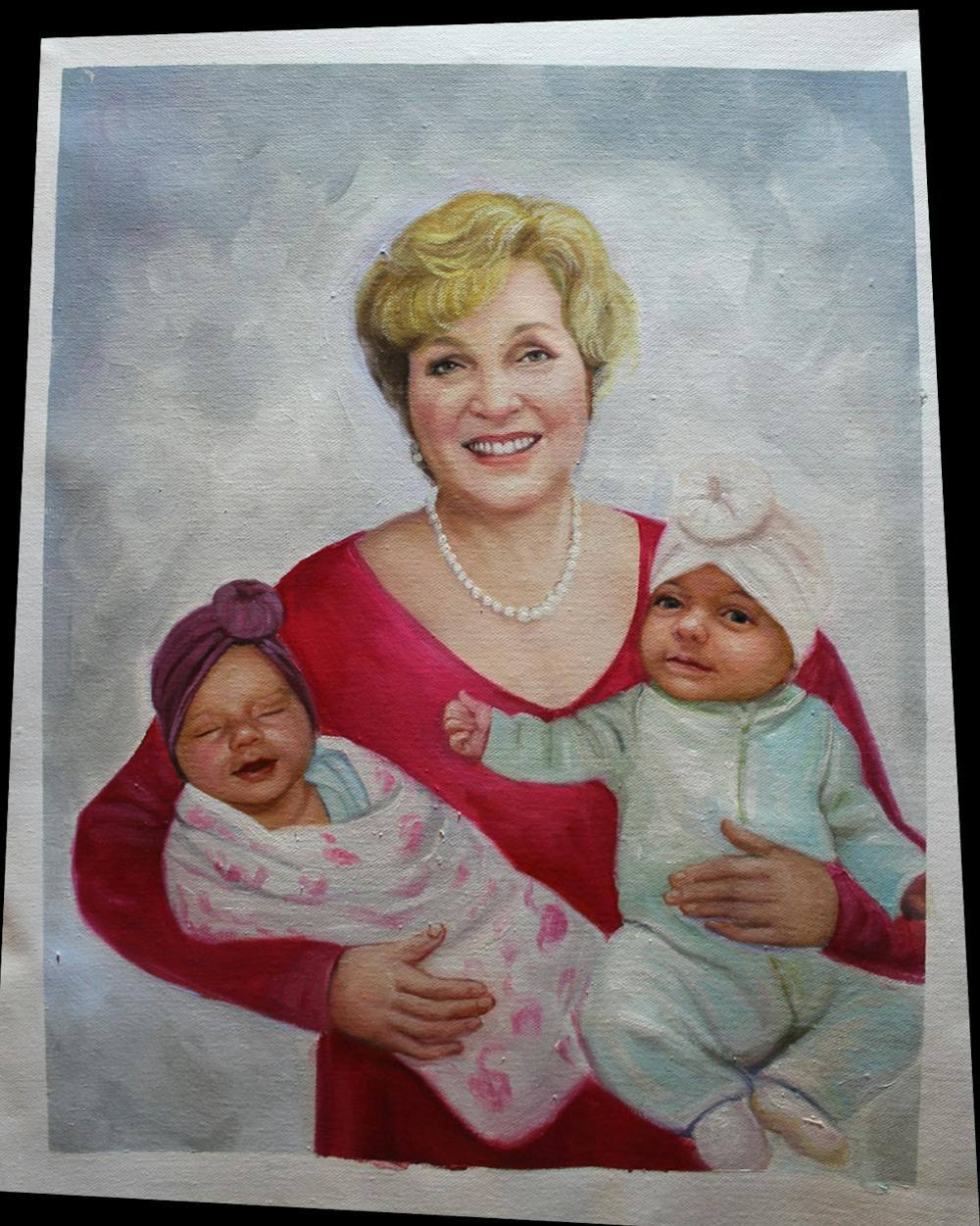 Artist-Rendered Painting