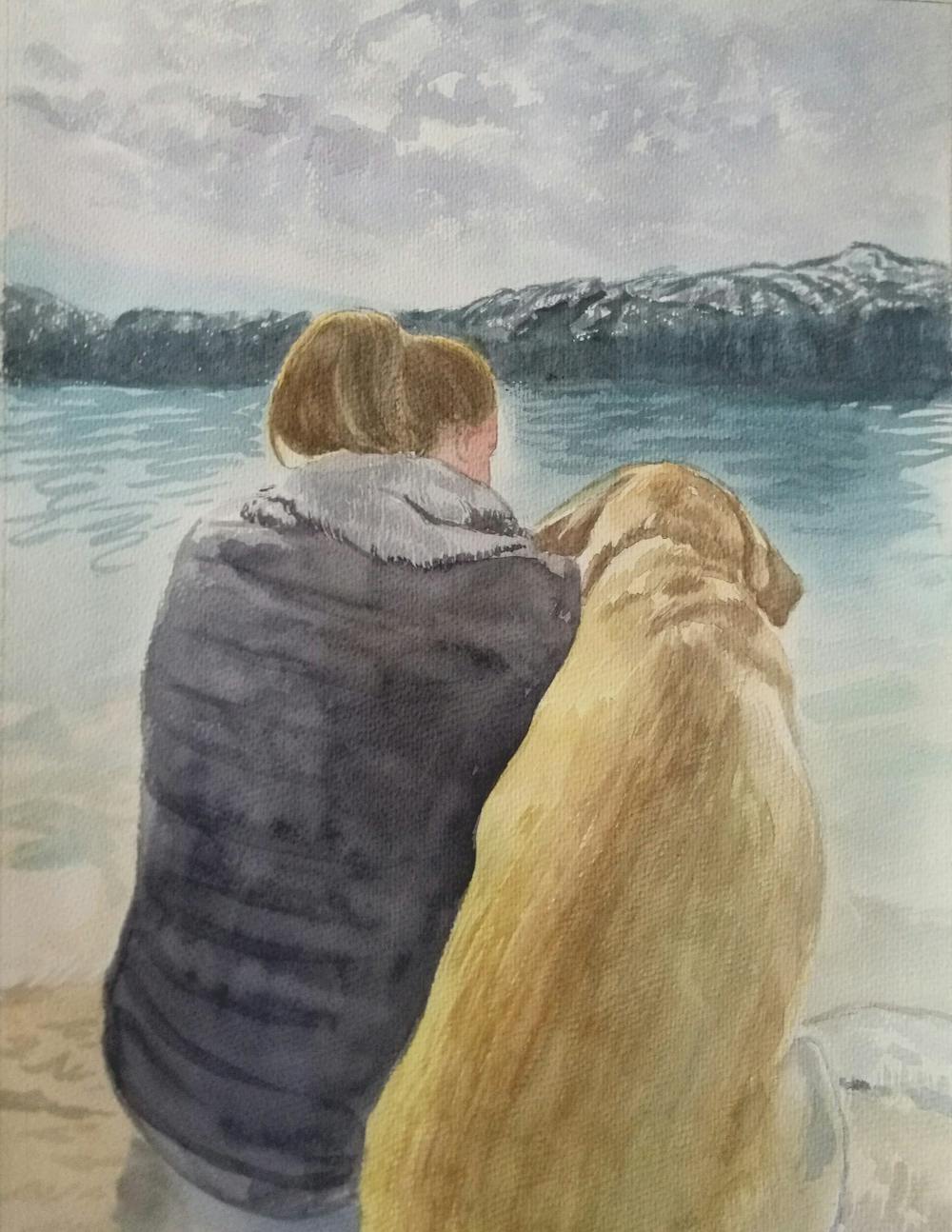 Artist-Rendered Painting